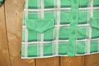 Vintage 1970s Plaid Blazer Jacket
