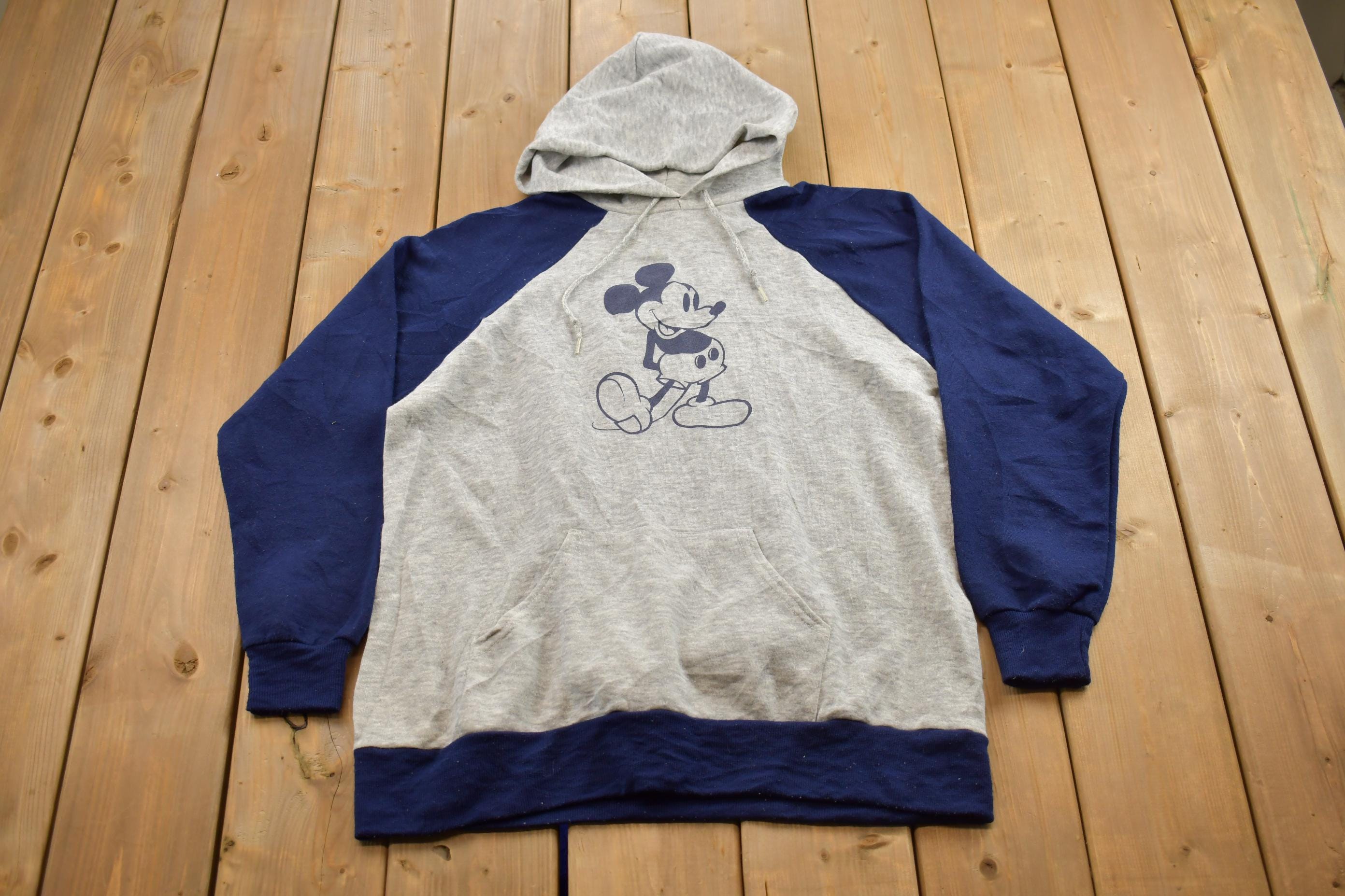 Vintage 1970s Mickey Mouse Hoodie  True Vintage  Florida  Velva Sheen  Made In USA