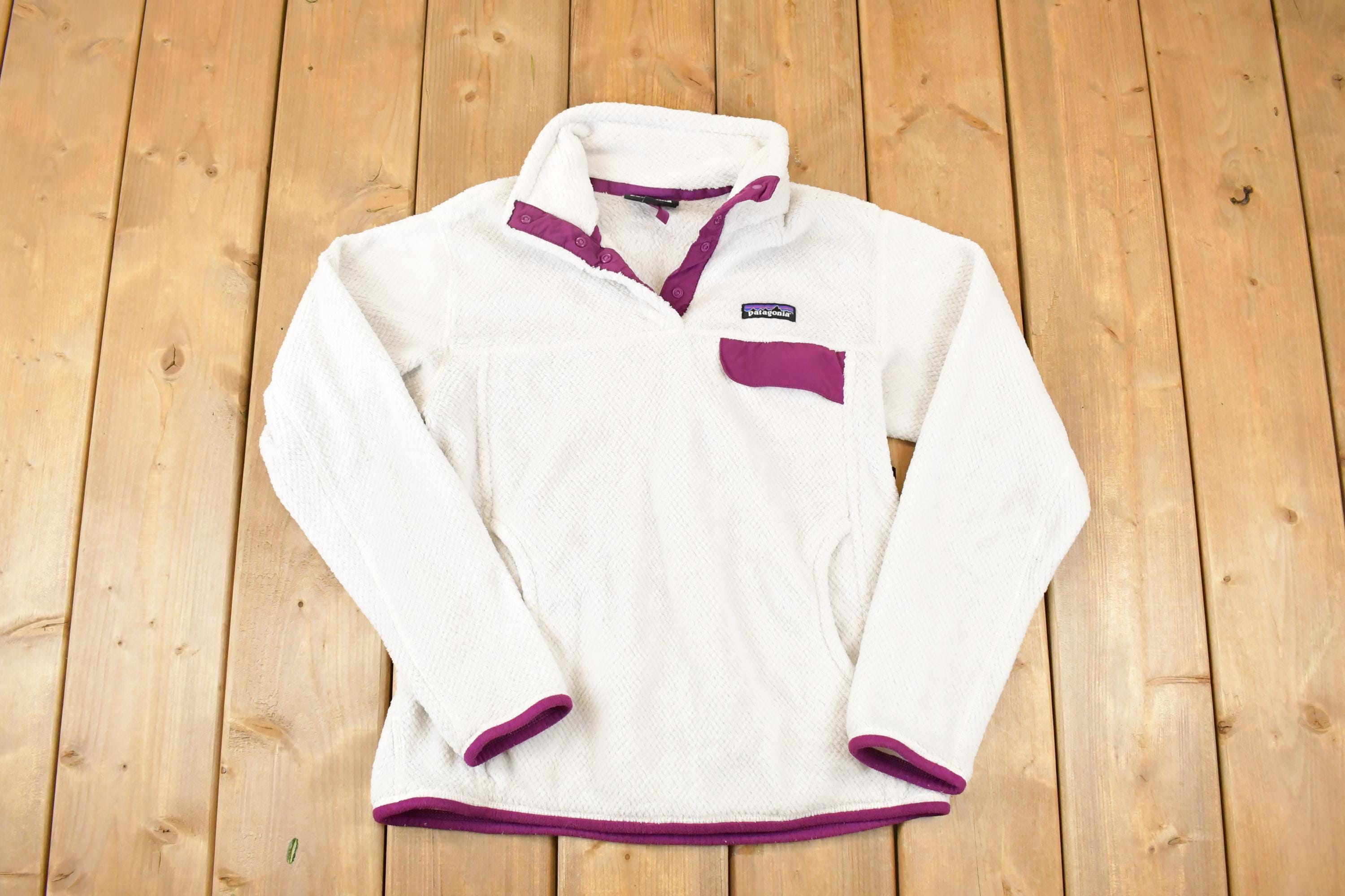Vintage 1990s Patagonia Quarter Button Fleece Outdoorsman Sweater Women's S