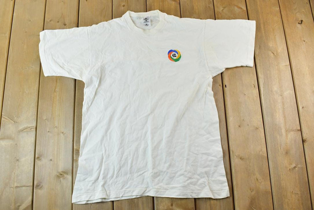Vintage 1990s C Colour Logo Graphic T-Shirt