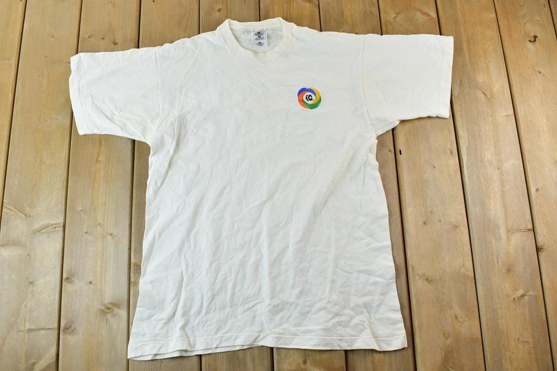 Vintage 1990s C Colour Logo Graphic T-Shirt