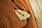 Vintage 1950s Suede Leather Bomber Jacket Adult Small