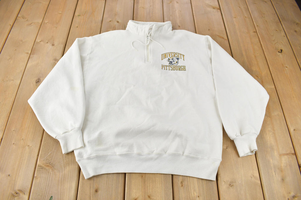 Vintage 1980s University Of Pittsburgh Collegiate Sweater Made In USA