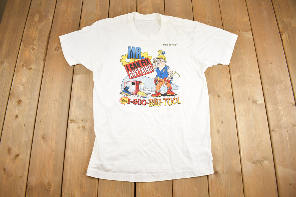 Vintage 1990s Mr I Can Fix Anything Graphic T Shirt