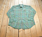 Vintage 1980s Arrow Fireside Plaid Button Up Shirt
