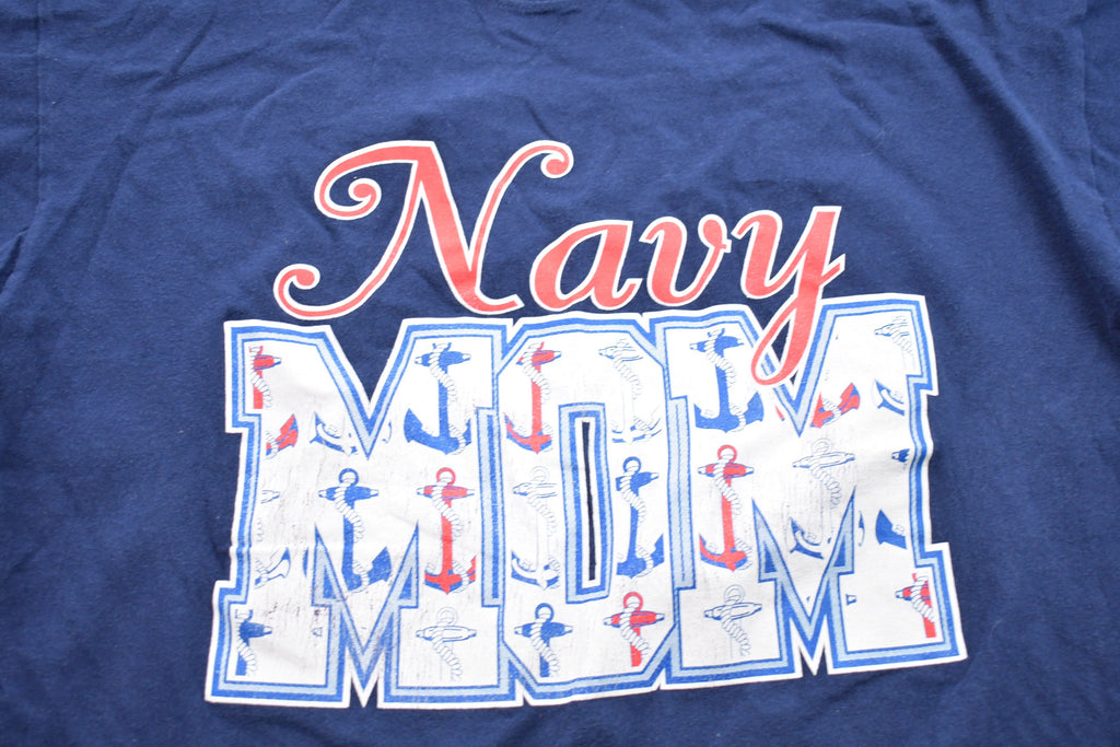 Vintage 1990s Navy Mom MJ Soffe T-Shirt