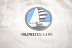 Vintage 1990s Cold Water Lake Quarter Button Up Souvenir Travel Button Up Sweatshirt