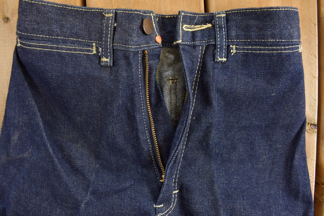 Vintage 1990's Bon Soir Blue Denim Jeans 24 x 35