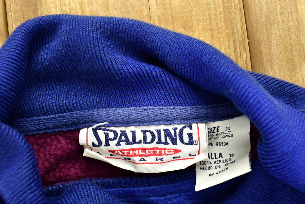 Vintage 1990's Spalding Sportswear Striped Sweatshirt