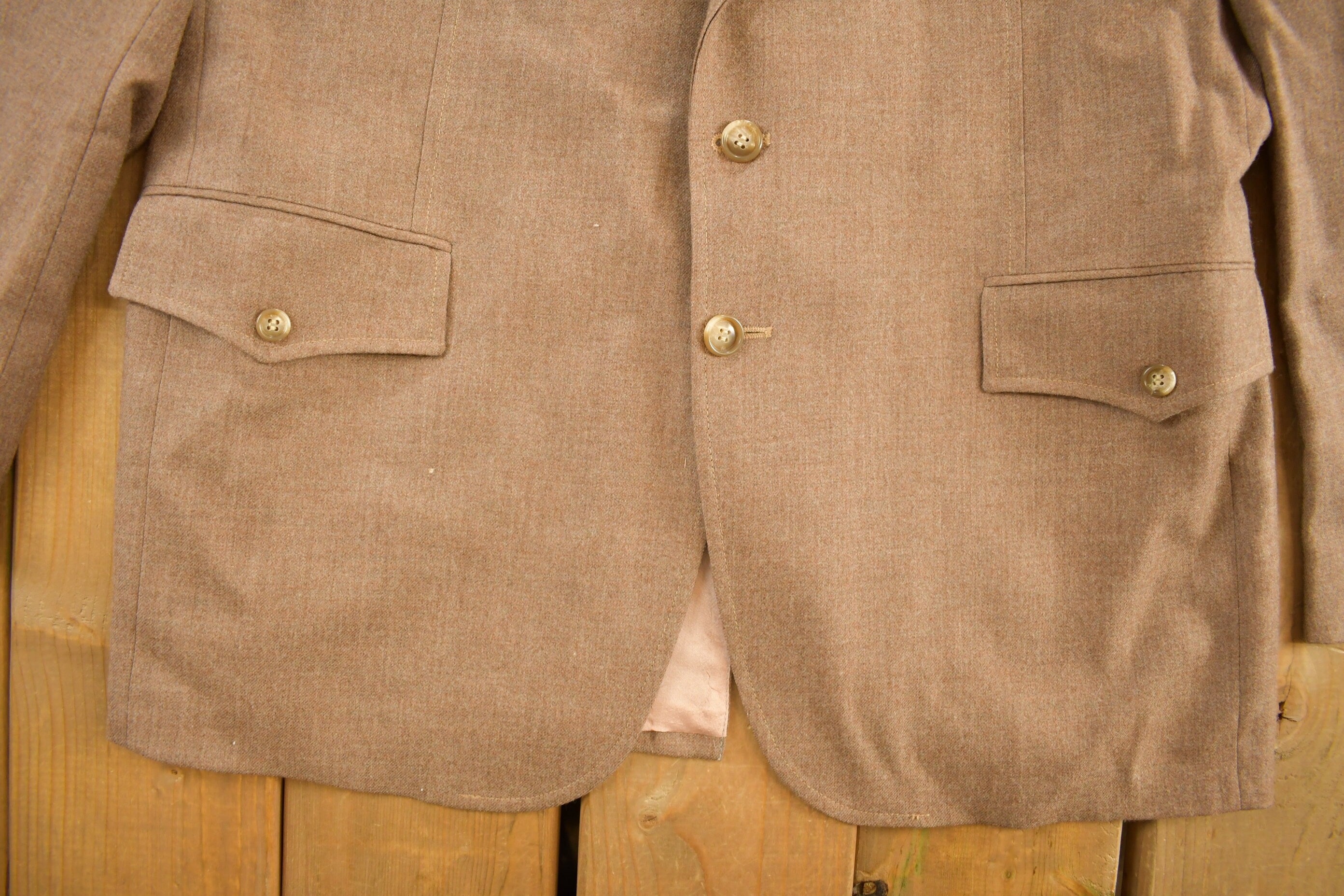 Vintage 1980s Button Down Blazer Jacket
