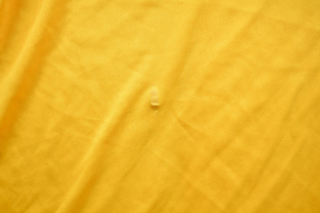 Vintage 1980s Blank Yellow Lane Bryant Button Up Collar T Shirt