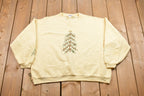 Vintage 1990s Christmas Tree Festive Crewneck Sweatshirt
