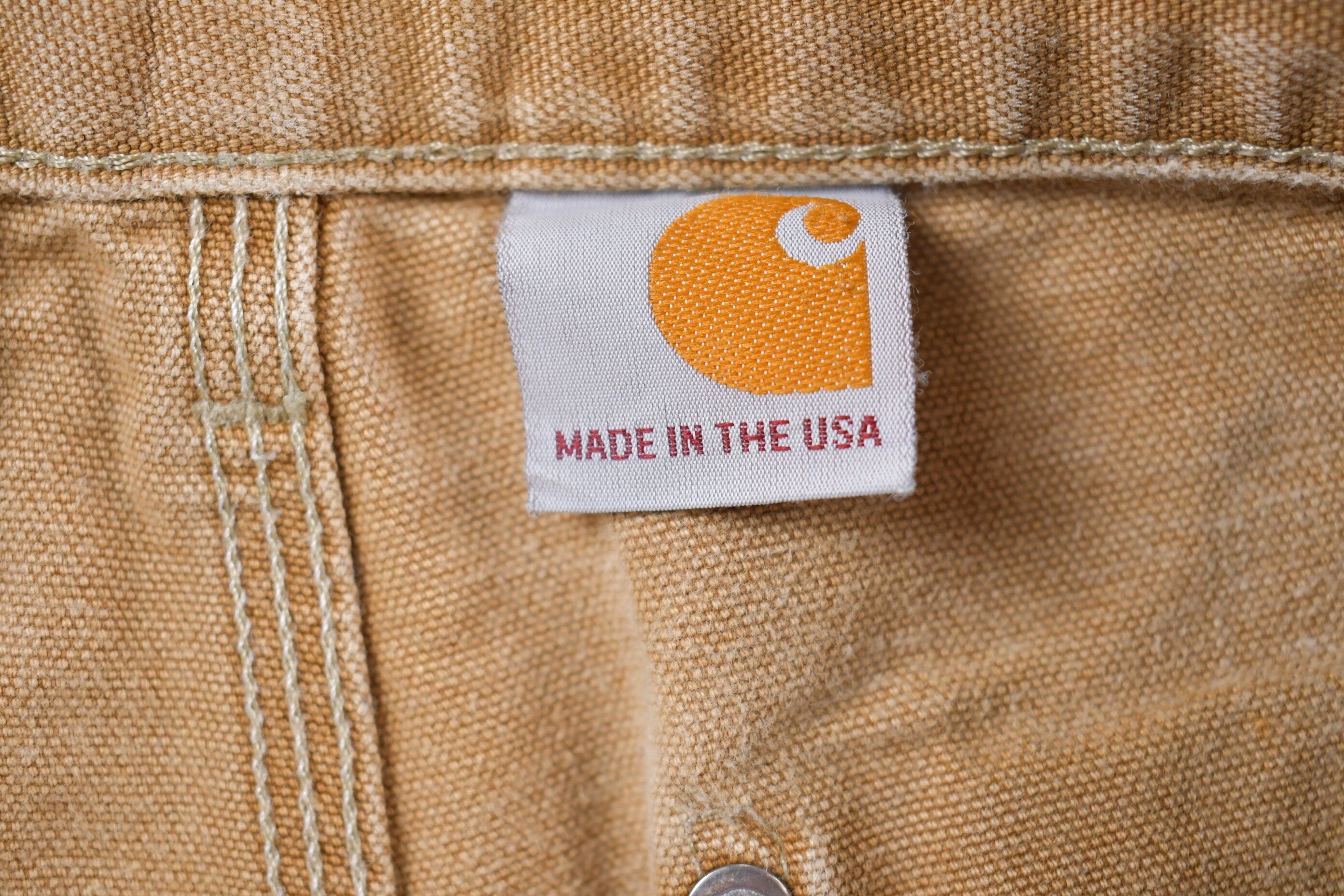 Vintage 1990s Carhartt Double Knee Work Pants Size 31 x 32