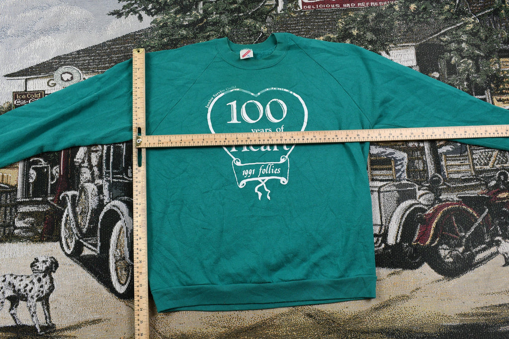 Vintage 1991 Raglan Cut Graphic Crewneck
