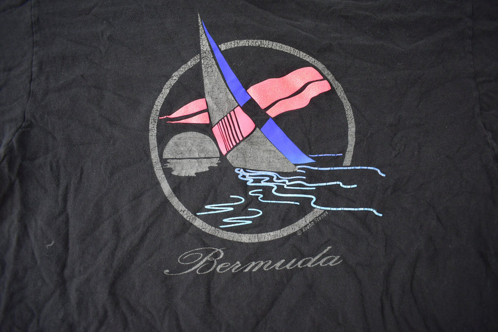 Vintage 1990s Bermuda Souvenir Single Stitch Travel T Shirt Made In USA