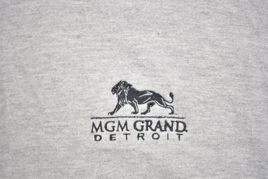 Vintage 1990s MGM Grand Detroit Zip Up Hoodie