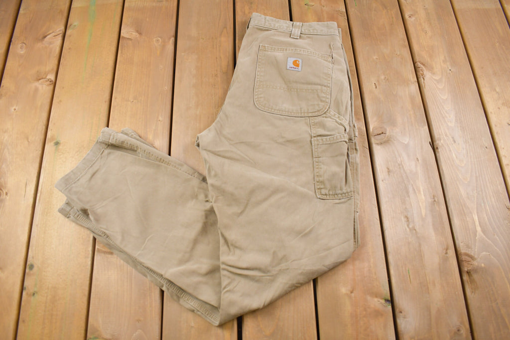 Vintage 1990s Carhartt Khaki Pants 36 x 32