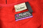 Vintage 1990s LL Bean Polartec Windbloc Half Zip Fleece Sweatshirt