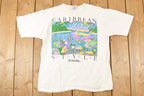 Vintage 1990s Caribbean Style Aruba Souvenir Travel T-Shirt Men's M