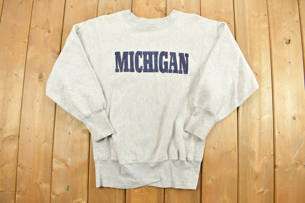 Vintage 1990s Michigan Champion Reverse Weave Crewneck Sweater