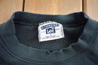Vintage 1990s Leonard Tool Company Crewneck Embroidered Lee Heavyweight Sweatshirt Made In USA