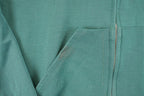 Vintage 1980s Thermal Zip Up Hoodie Sweatshirt Men's L