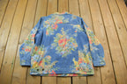 Vintage 1990s Floral Denim Jean Jacket