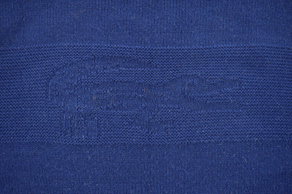 Vintage Lacoste Embossed Logo Knitted Sweater