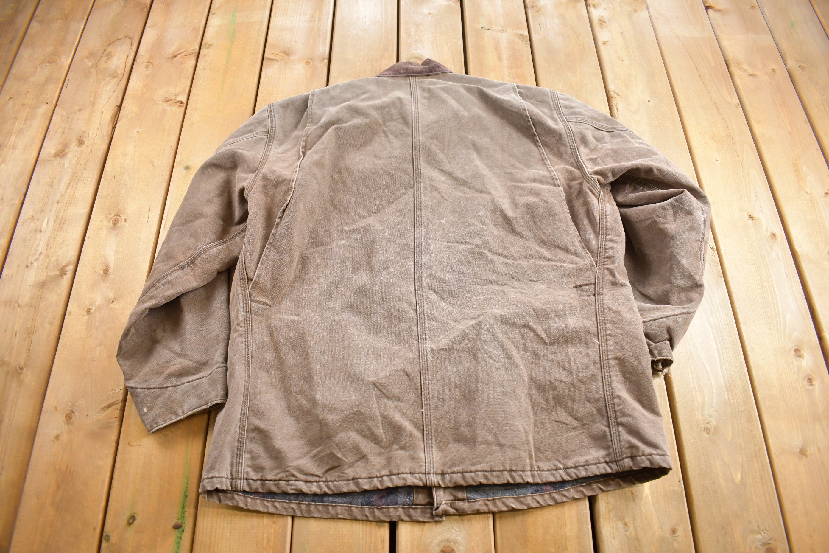 Vintage 1990s Carhartt Blanket Lined Chore Coat