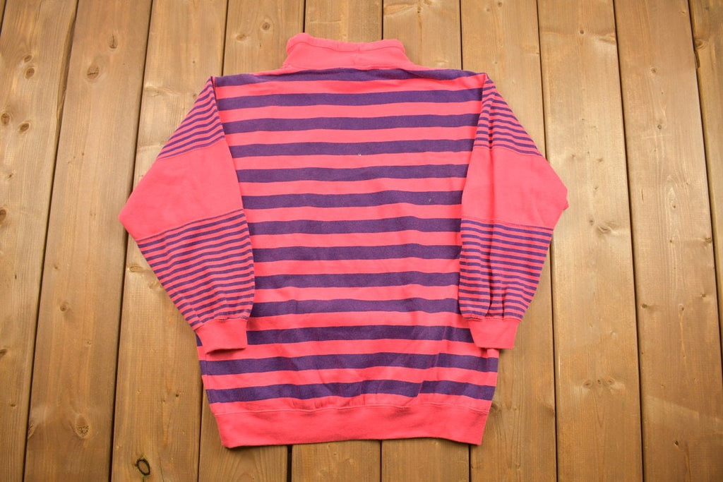 Vintage 1990s Ricki and Co Striped Crewneck Sweatshirt