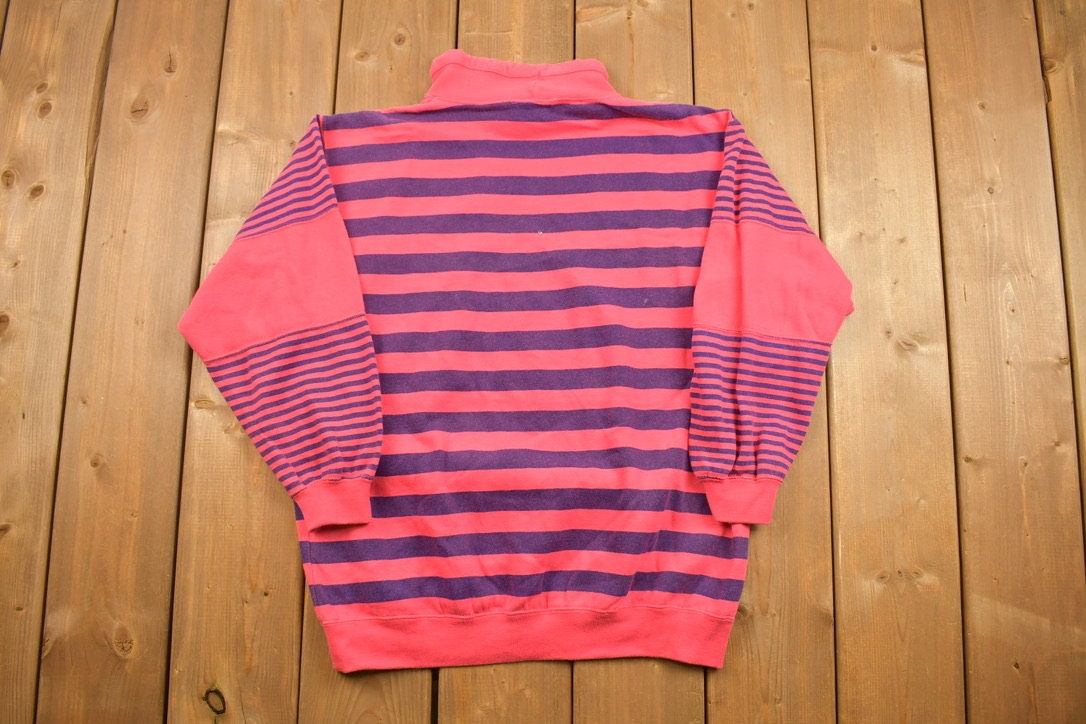 Vintage 1990s Ricki and Co Striped Crewneck Sweatshirt