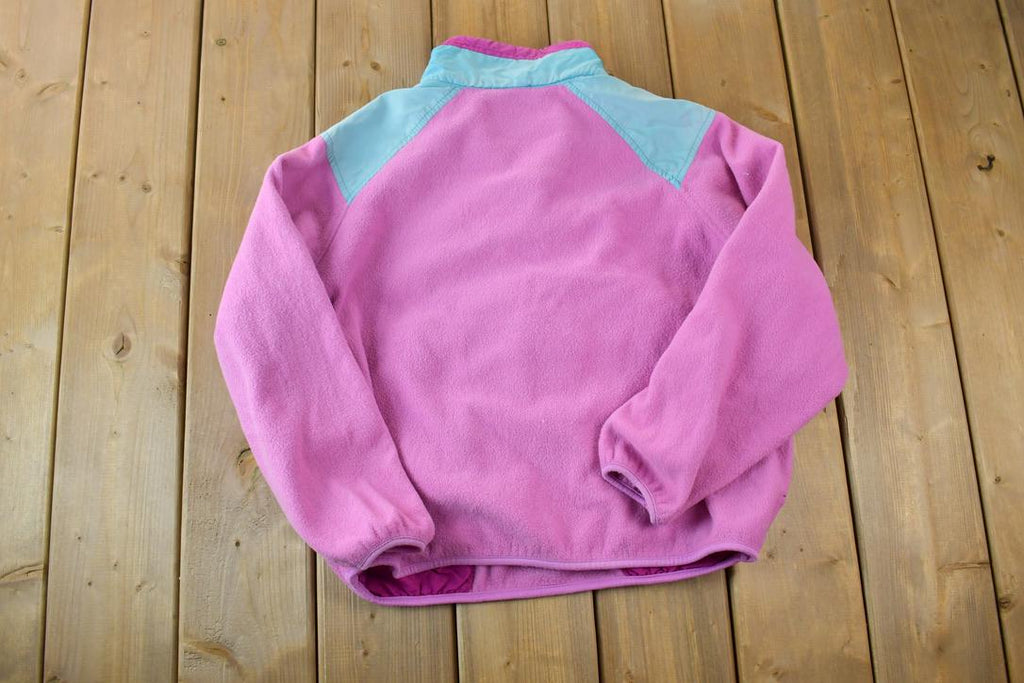 Vintage 1990s The Woolrich Woman Fleece Quarter Zip Sigmet Gear Sweater  Outdoorsman  90s Sweater  Streetwear  Hiking  Fleece Zip up