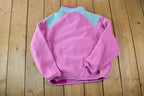 Vintage 1990s The Woolrich Woman Fleece Quarter Zip Sigmet Gear Sweater  Outdoorsman  90s Sweater  Streetwear  Hiking  Fleece Zip up