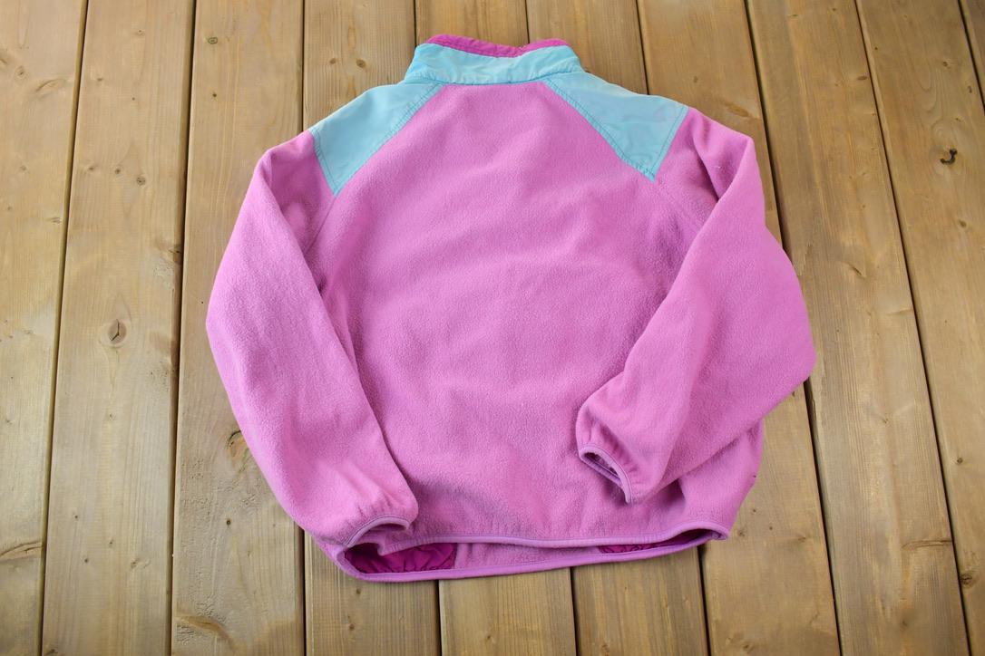 Vintage 1990s The Woolrich Woman Fleece Quarter Zip Sigmet Gear Sweater  Outdoorsman  90s Sweater  Streetwear  Hiking  Fleece Zip up