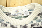 Vintage 1990s Cricketeer 3D Knitted Crewneck Sweater