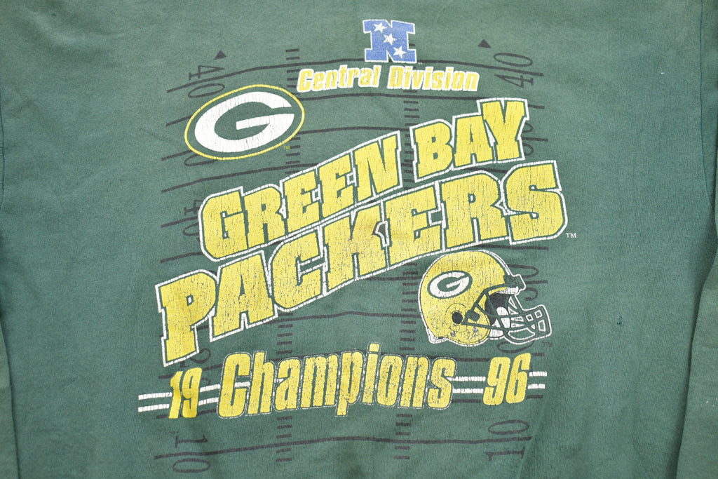 Vintage 1996 Green Bay Packers NFL Graphic Crewneck Sweatshirt