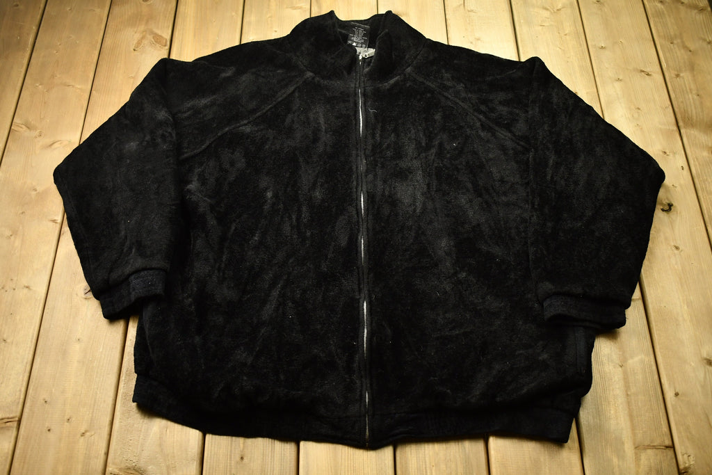 Vintage 1990s Wissam Embroidered Fur Coat