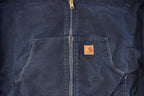 Vintage 1990s Carhartt Distressed Hooded Jacket Men's 3XL