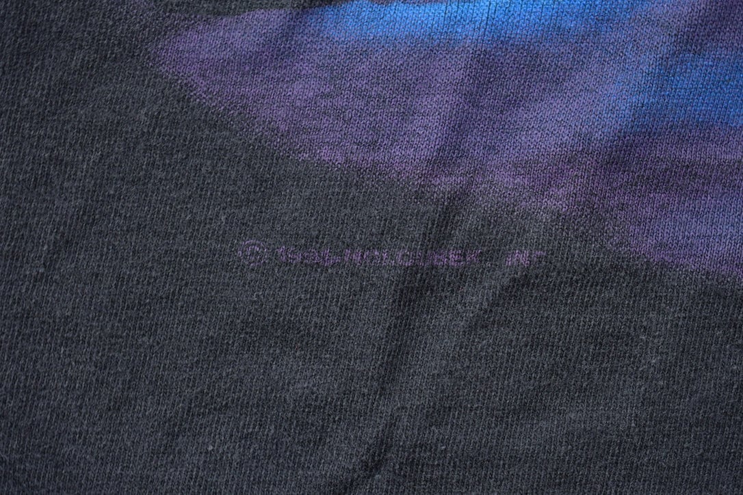 Vintage 1995 Harley Davidson Wolves Legends Live Where Legends Roam Graphic T-Shirt