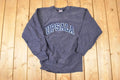 Vintage 1990s UPSALA Embroidered University Crewneck Sweater Mens S