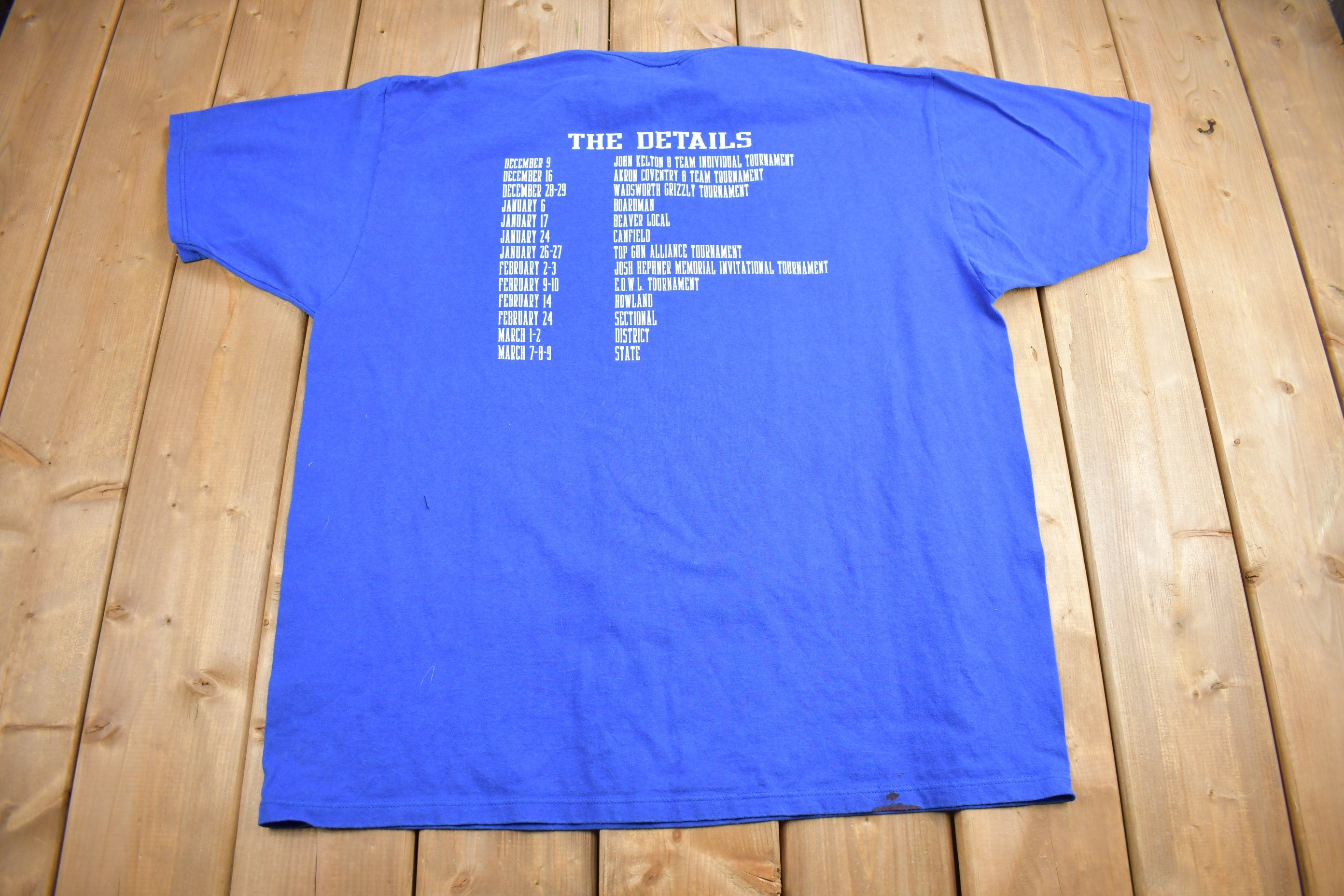 Vintage 1996 Austintown Fitch Wrestling Graphic T Shirt