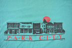 Vintage 1989 Park City Utah Souvenir Travel T Shirt Made In USA Size L