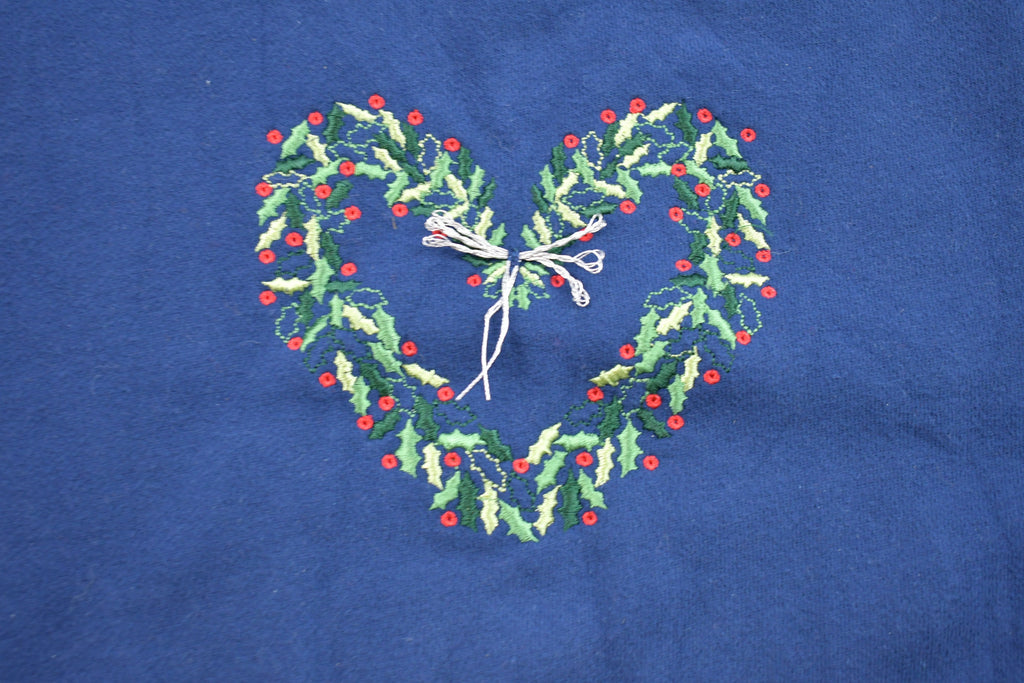 Vintage 1990s Heart Embroidered Crewneck