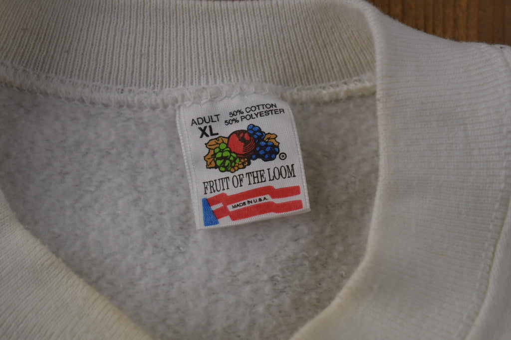 Vintage 1991 Willie Gibbons Golfing Graphic Crewneck Sweatshirt Made In USA