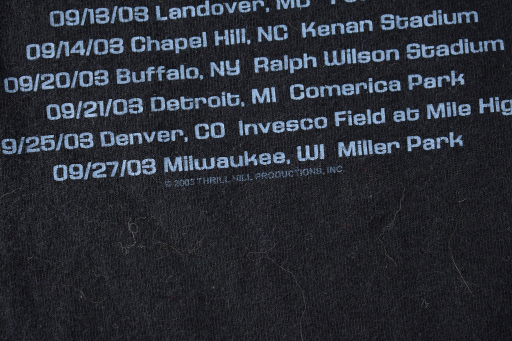 Vintage 2003 Bruce Springsteen & The E-Street Band Tour T-shirt Size XL