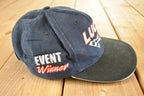 Vintage 1990s Lucas Racing Snapback Autograph Hat / 90's Embroidered Race Car Cap