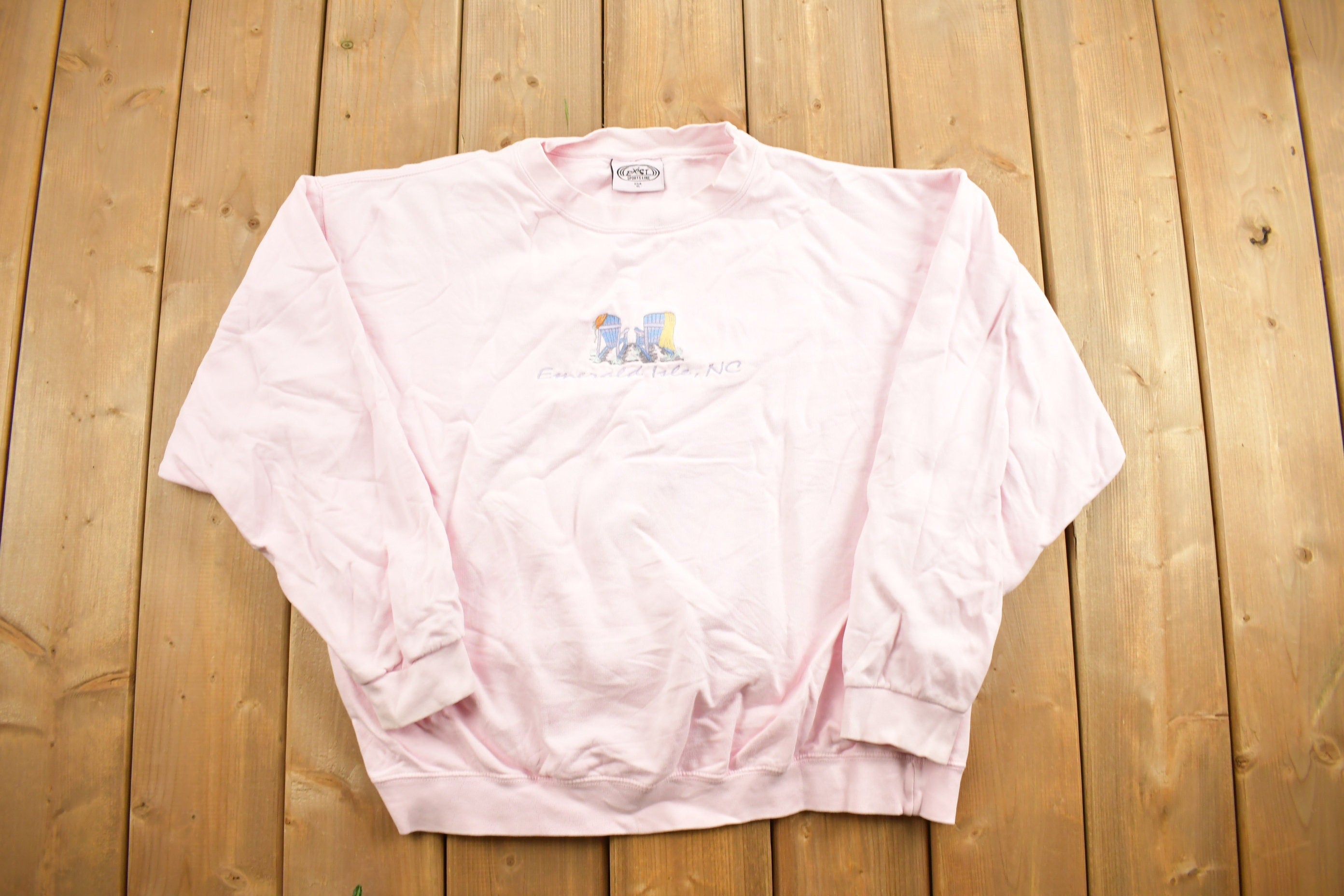 Vintage 1990s Emerald Lake Novelty Crewneck Sweatshirt