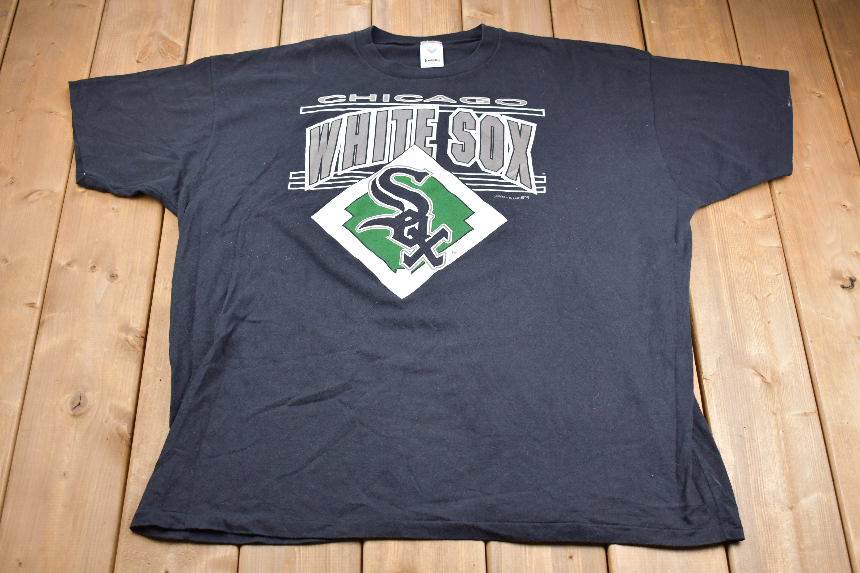 Vintage 1991 Chicago White Sox MLB Baseball Jostens Graphic T-Shirt
