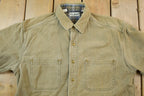 Vintage 1990s Distressed LL Bean Blanket Lined Jacket Made In USA