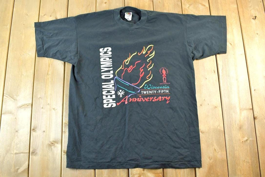 Vintage 1990s Wisconsin Special Olympics Single Stitch T-Shirt